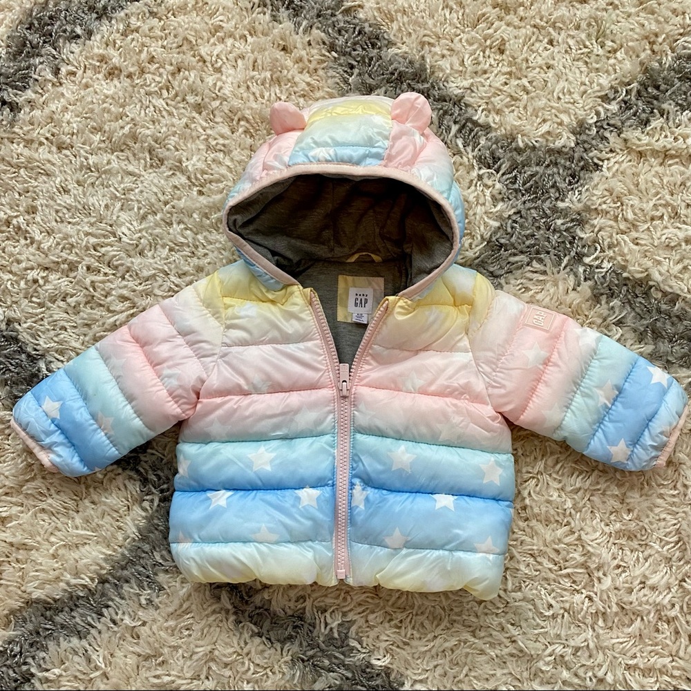 Baby GAP puffer coat 6-12 months